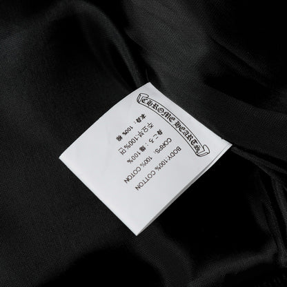 Chrome Hearts Layered Cross Varsity Jacket - Black White Street Style Outerwear 2208